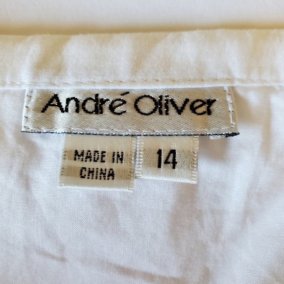 Andre Oliver Cottagecore Floral Lined Knee Length Skirt Sz 14 - Picture 5 of 9